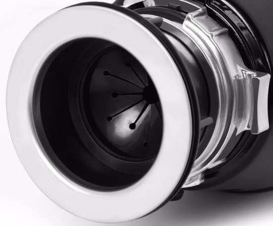 Élimination des déchets alimentaires dans l'évier des appareils de cuisine